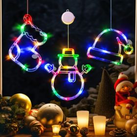 3 Pack Multicolor Indoor Christmas Window Lights
