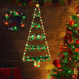 2.65Ft Red & Green LED Christmas Hanging Lights