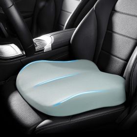 Adult Car Booster Seat Cushion (size: Light Green   16x16x3.94in)
